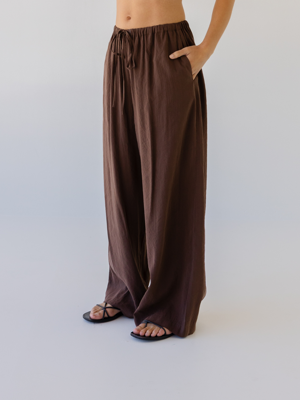 Silky Wide Leg Pant