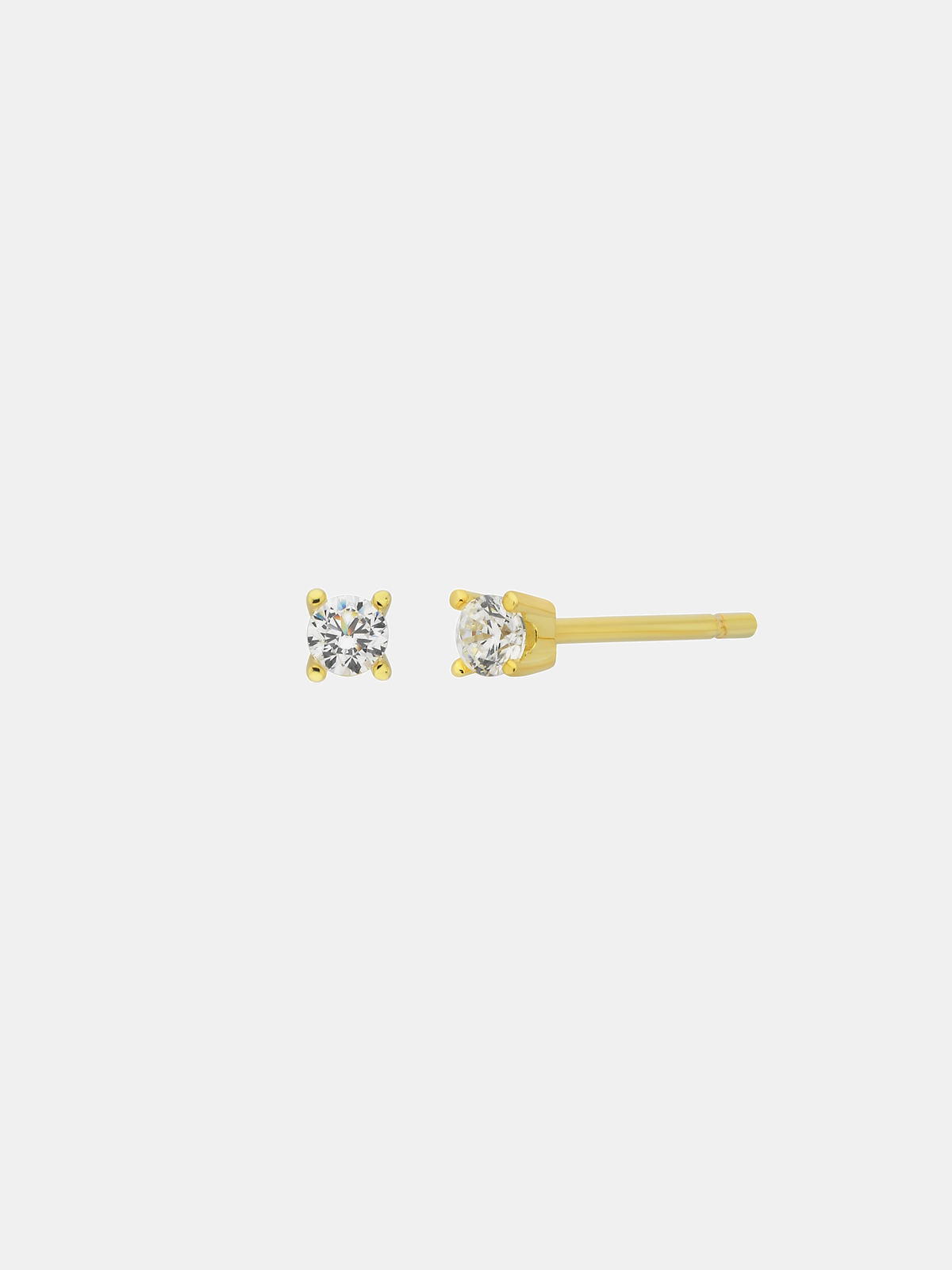 Solitaire Round Studs