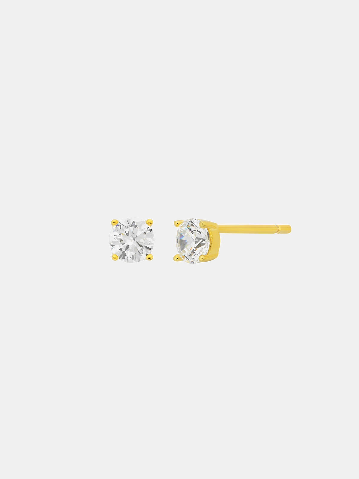 Solitaire Round Studs