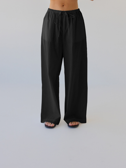 Cotton Wide Leg Pant