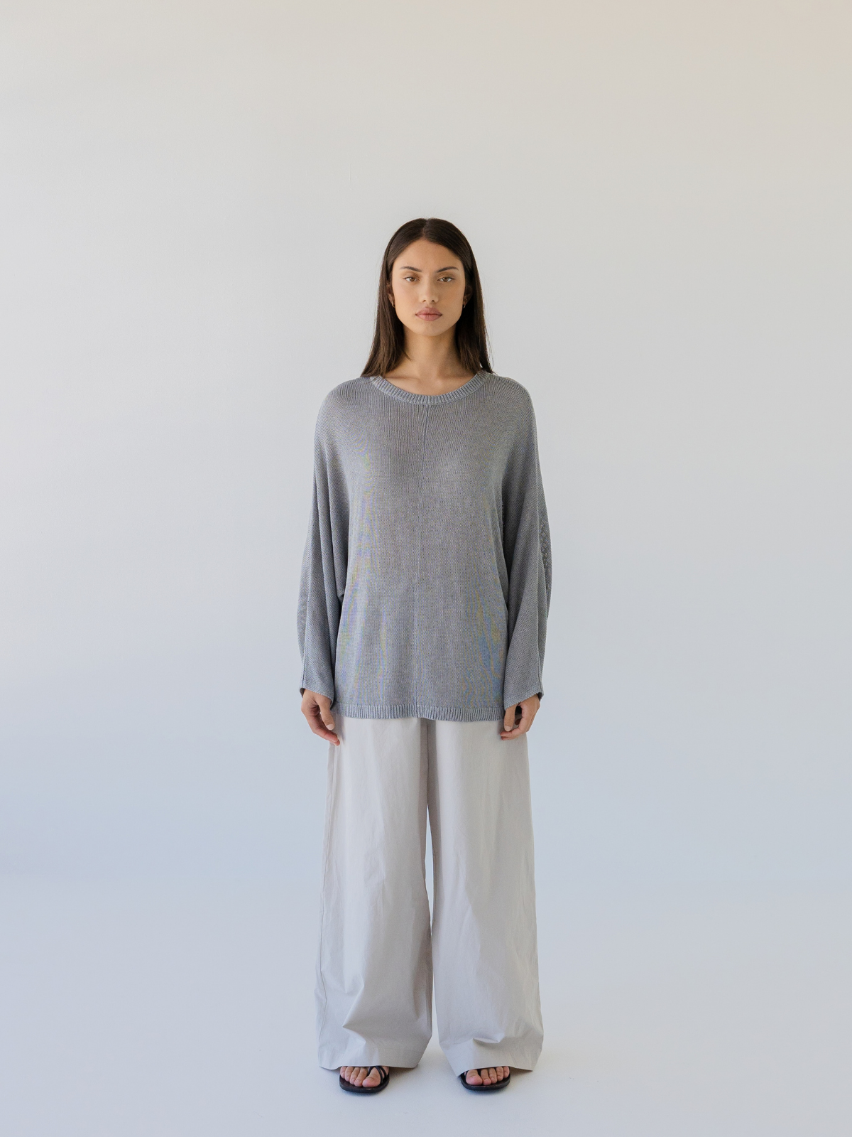 Cotton Wide Leg Pant