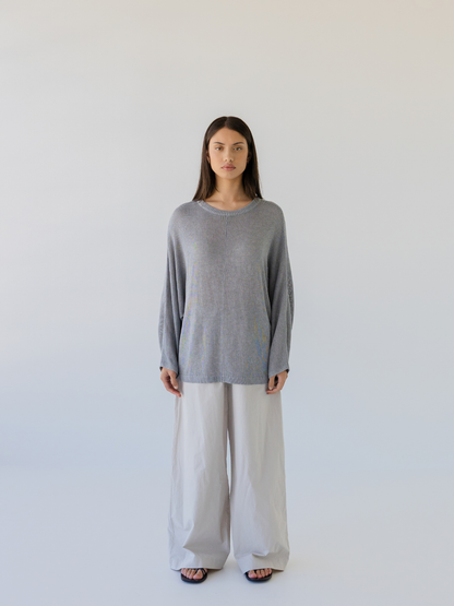 Cotton Wide Leg Pant