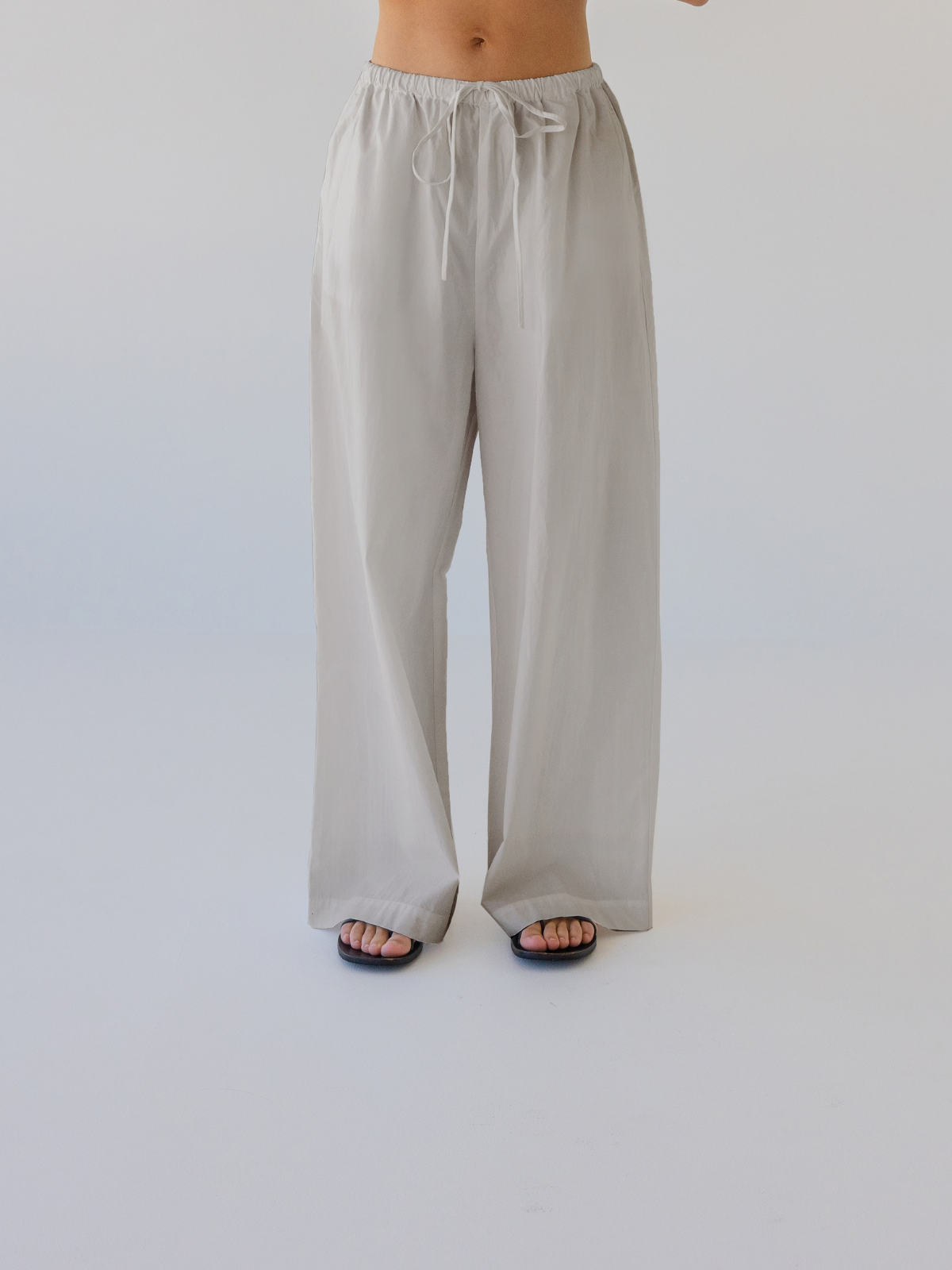 Cotton Wide Leg Pant