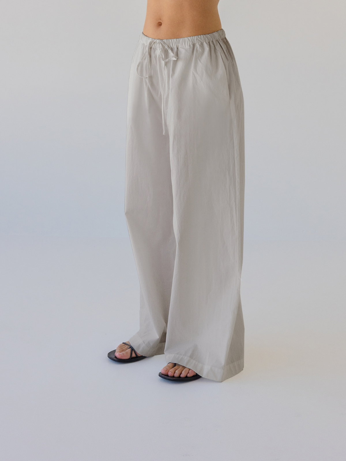 Cotton Wide Leg Pant