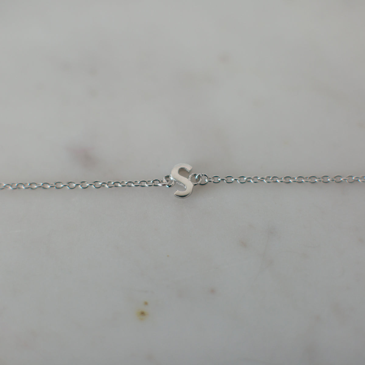 Sophie Little Letter Bracelet Silver - Jewellery in Gold & Silver – SOPHIE
