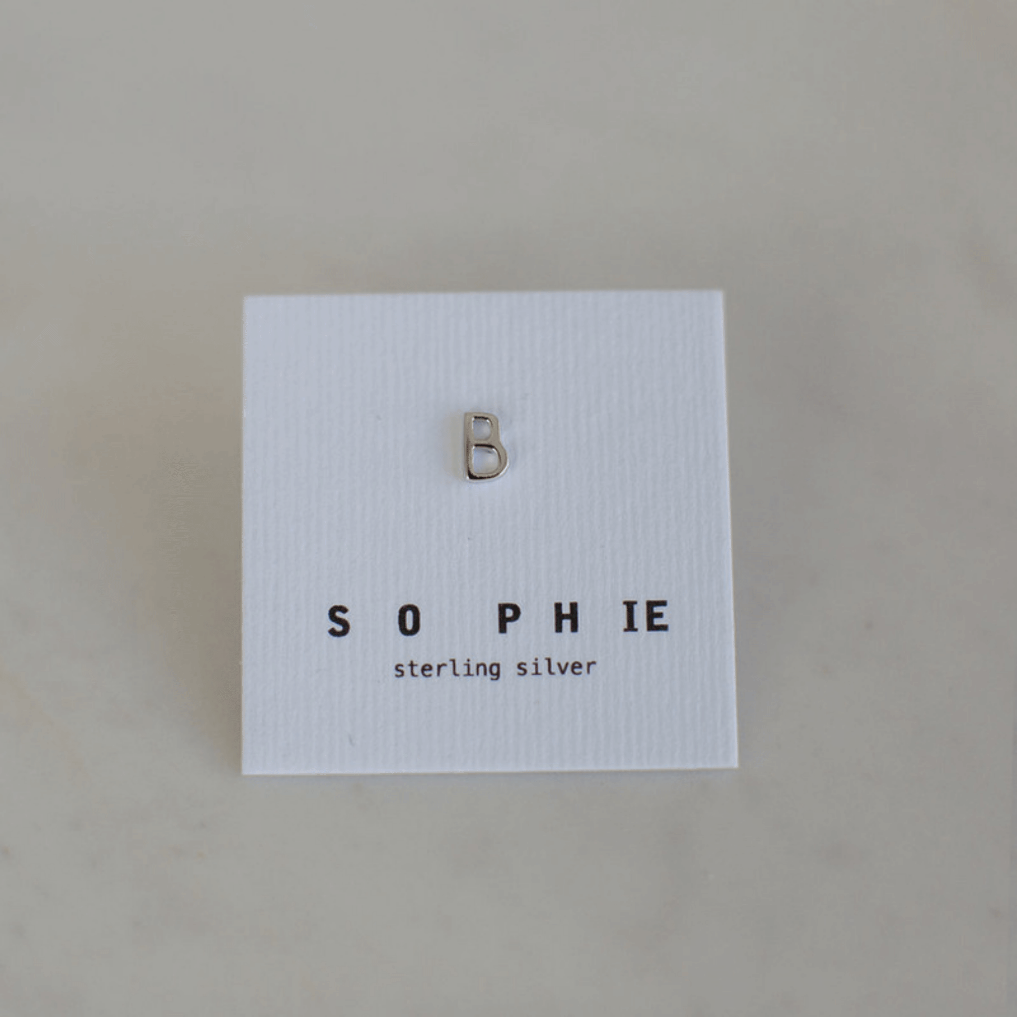 Little letter earrings deals