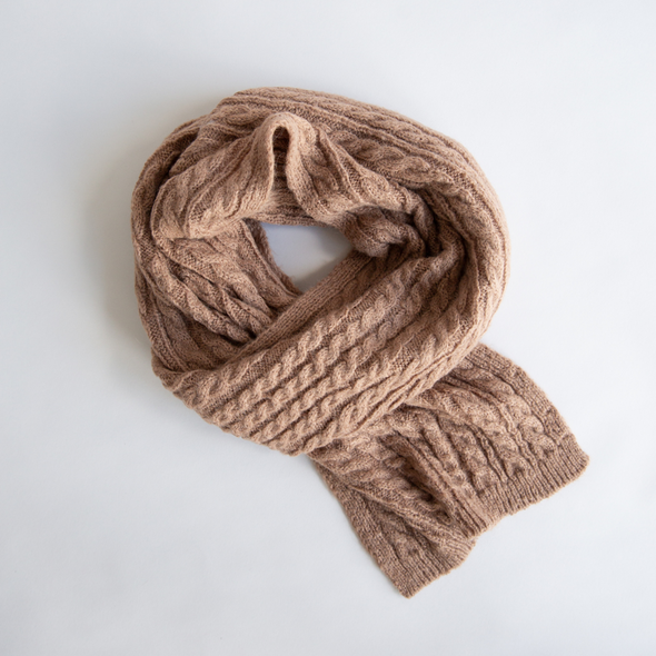 Cosy Cable Scarf