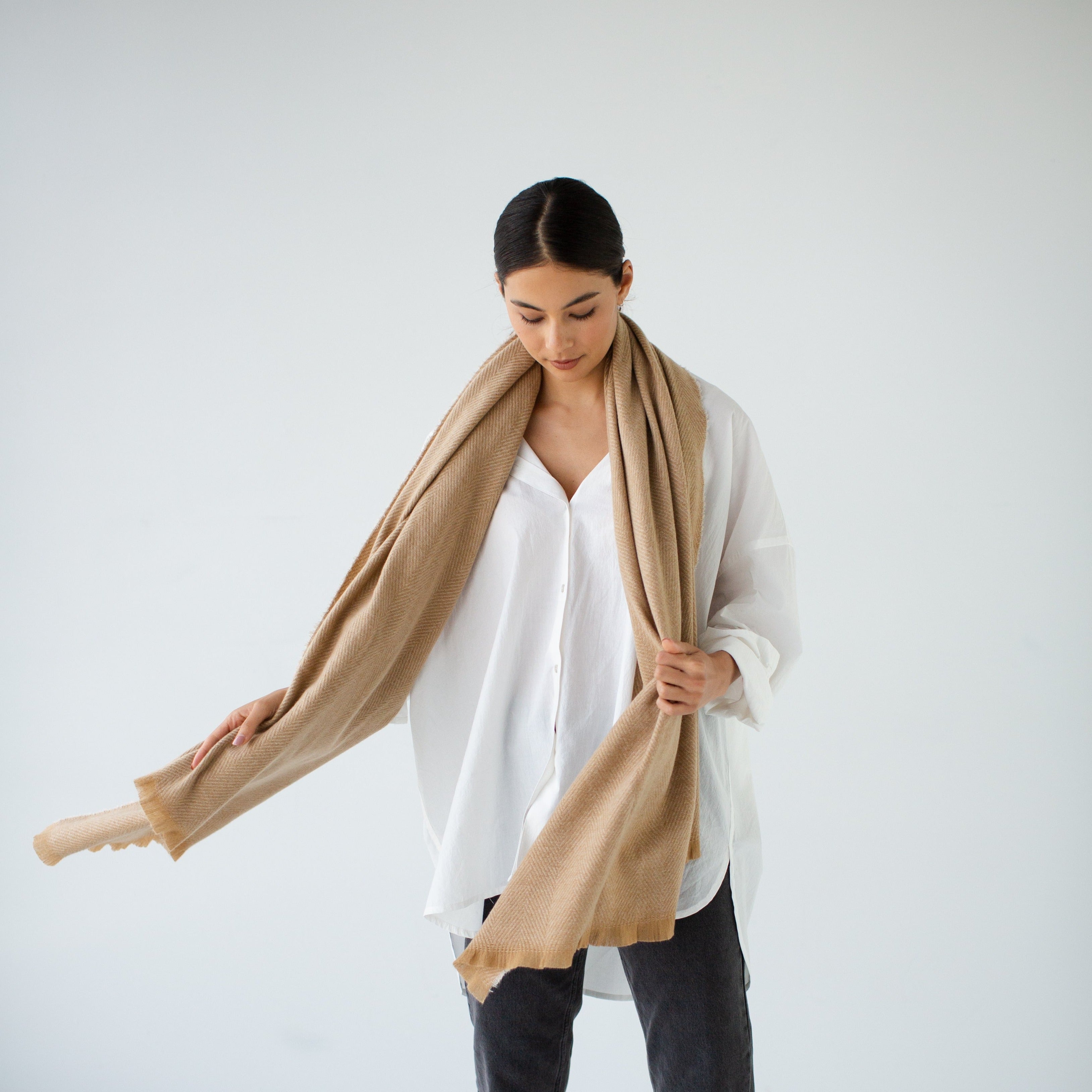 Hey Herringbone Scarf – SOPHIE