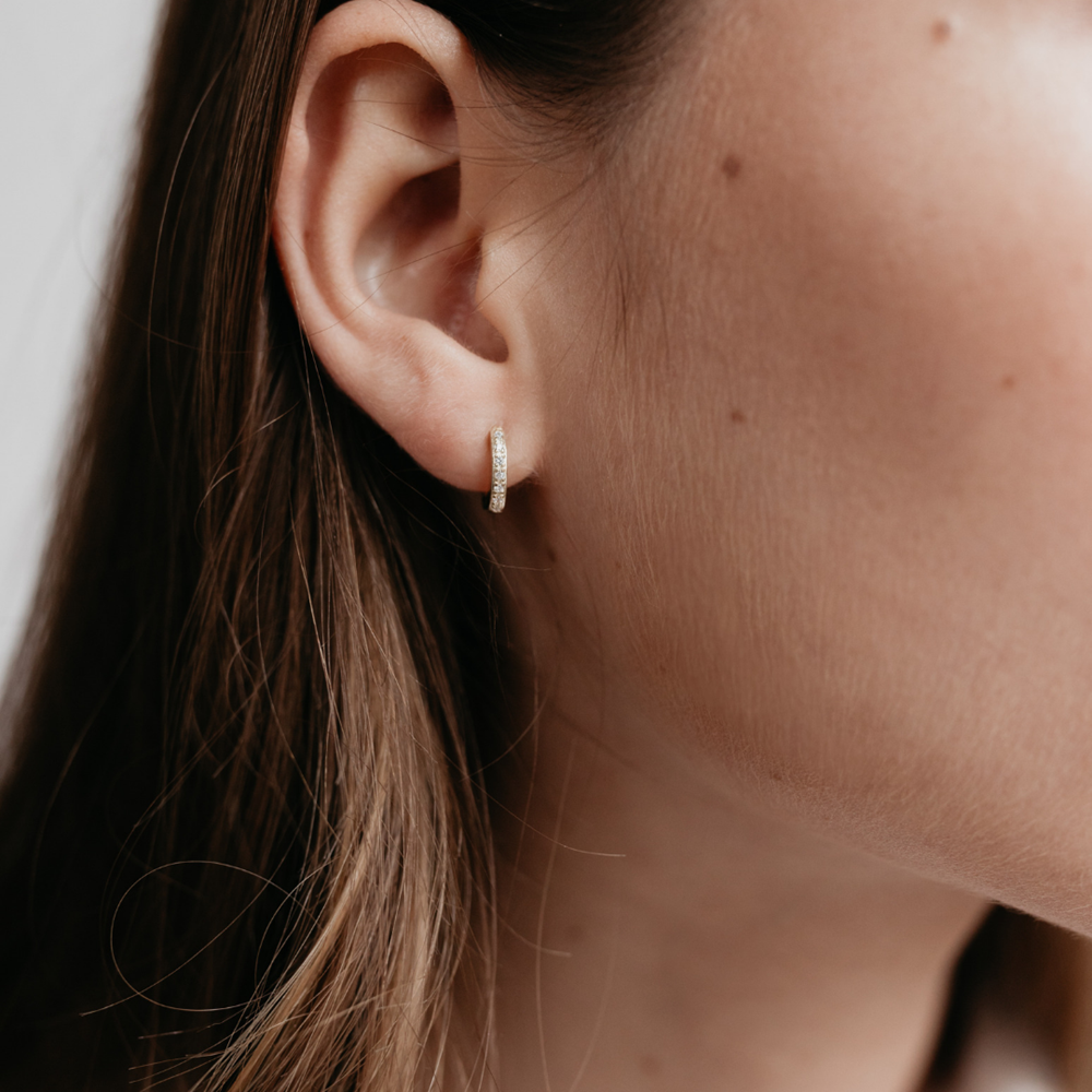 Kharly Earrings - Twist Hoop Earrings in Gold | Showpo NZ